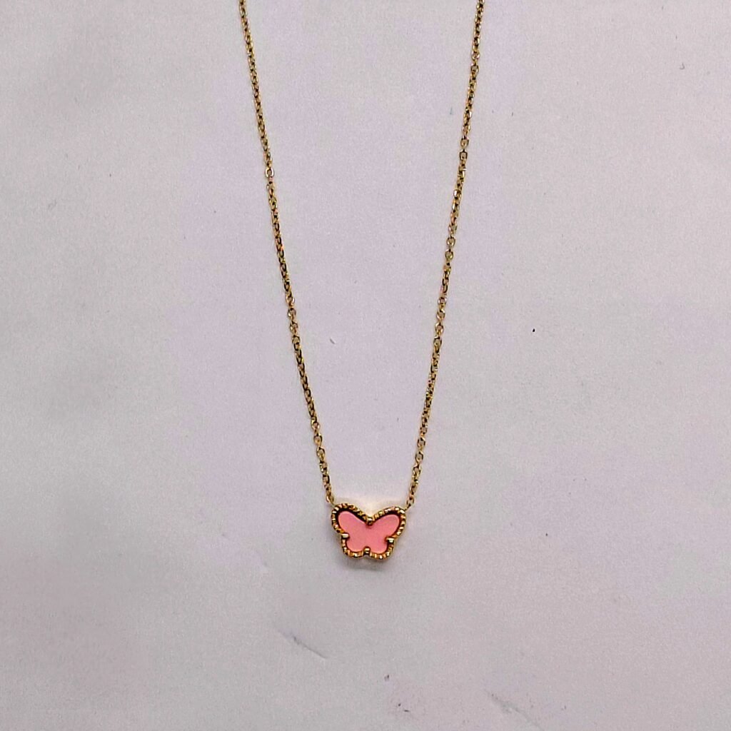 κολιέ πεταλούδα χρυσό Κ9 ΤΟΓ