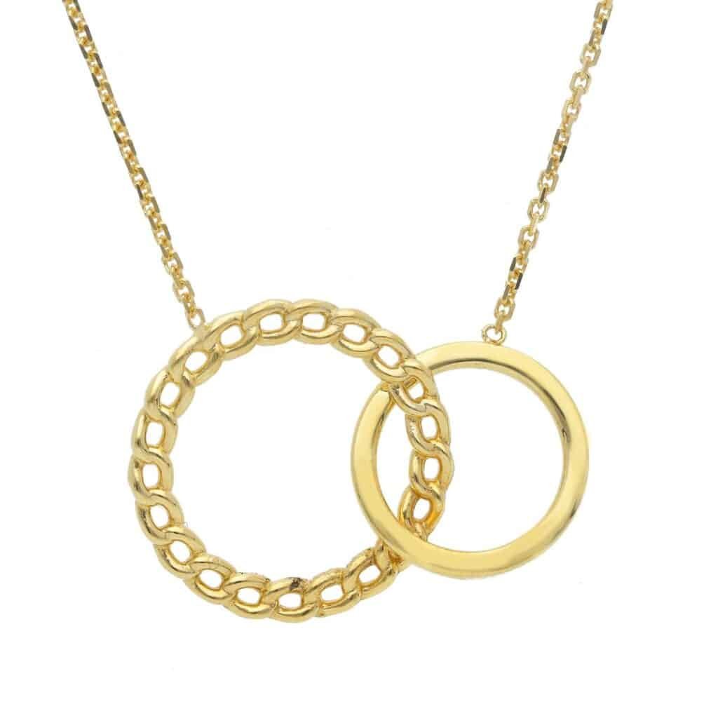 circle necklace gold K144 IT280201