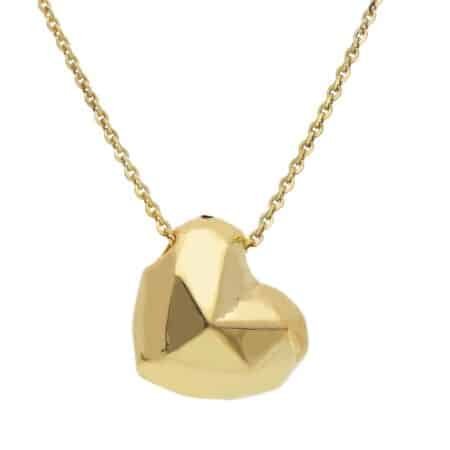 κολιέ καρδιά χρυσό Κ14 281014