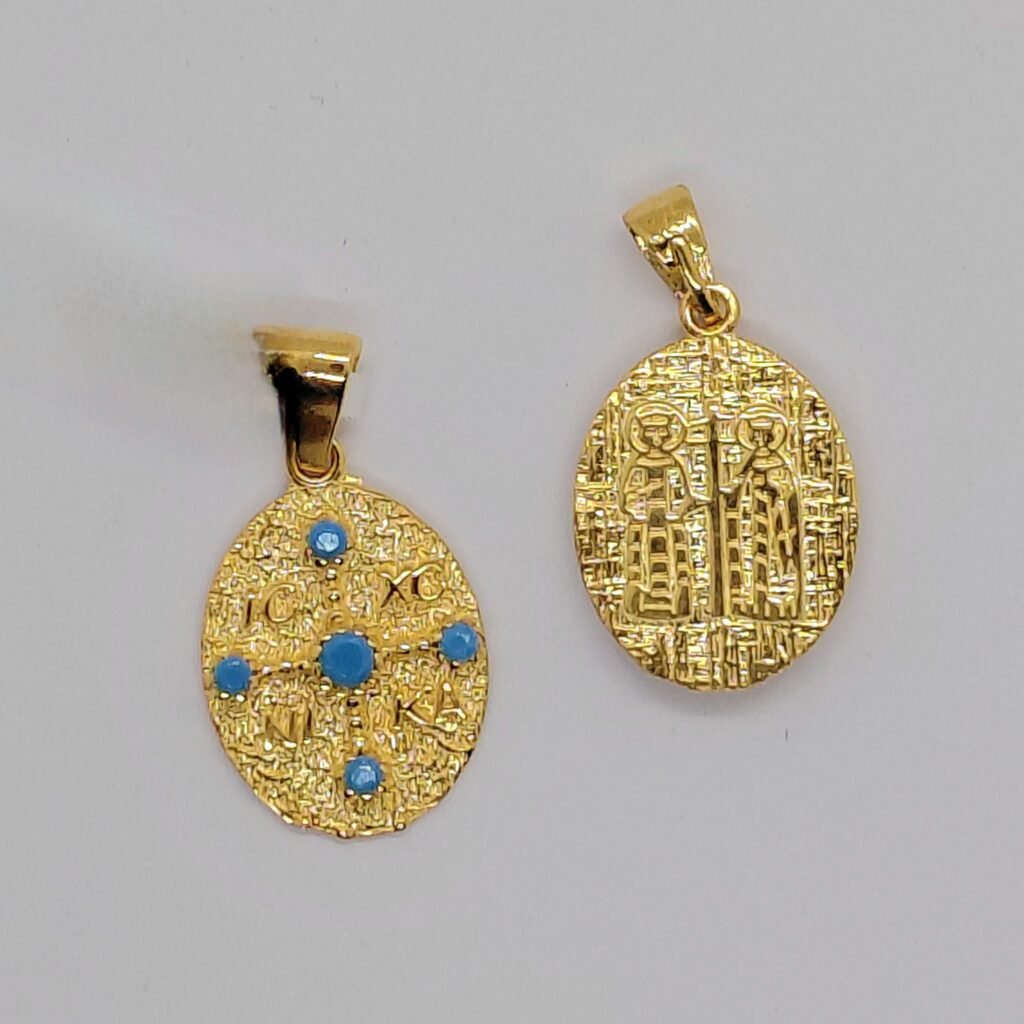 Κωνσταντινάτο Κ9 χρυσό τυρκουάζ 201827