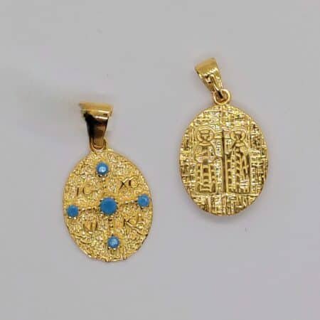 Κωνσταντινάτο Κ9 χρυσό τυρκουάζ 201827