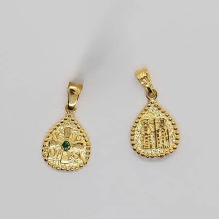 Κωνσταντινάτο Κ9 σταγόνα πράσινο ζιργκόν 11180 KON